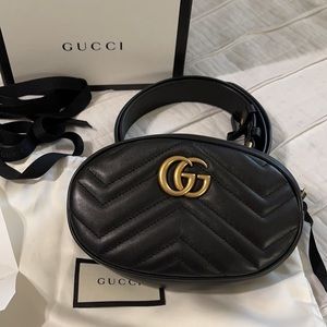 Authentic Gucci Marmont Belt bag